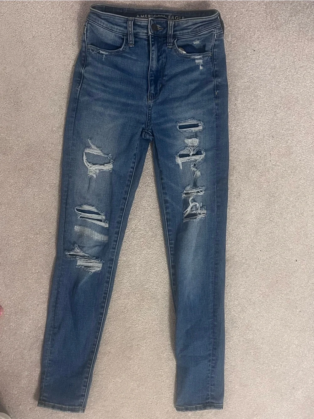 American Eagle Ripped Skinny Jeans